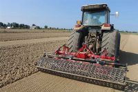 Stone burier with rear roller type RSE