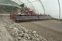 Stone burier with rear roller type MEGA